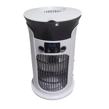 Rafraîchisseur d'air 880ml 3 vitesses faible bruit 2 buses 7 couleurs de lumière conception eau/glaçons rafraîchisseur domestique